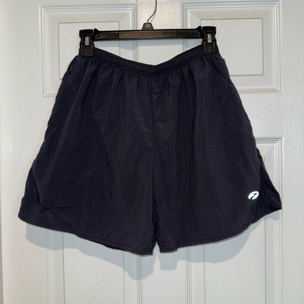 Brooks Black Running Shorts. Size S